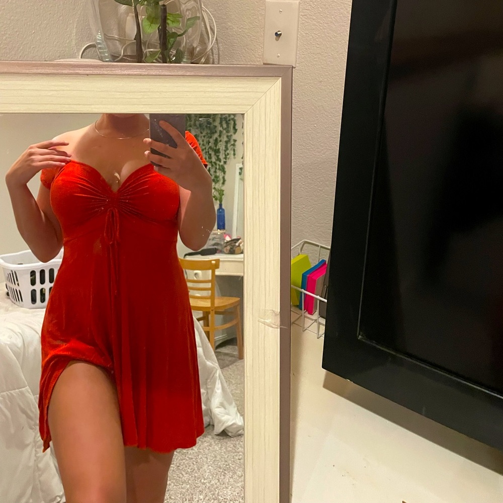 Orange Summer Dress